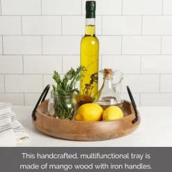 Knox Mango Wood Serve Tray