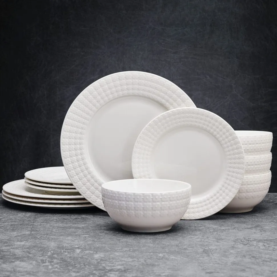 Lexi 12 Piece Dinnerware Set, Service for 4