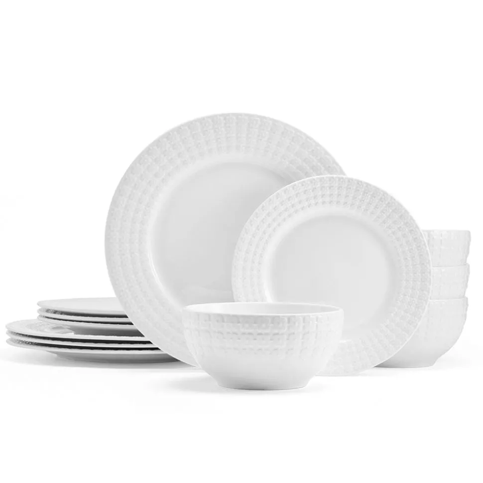 Lexi 12 Piece Dinnerware Set, Service for 4