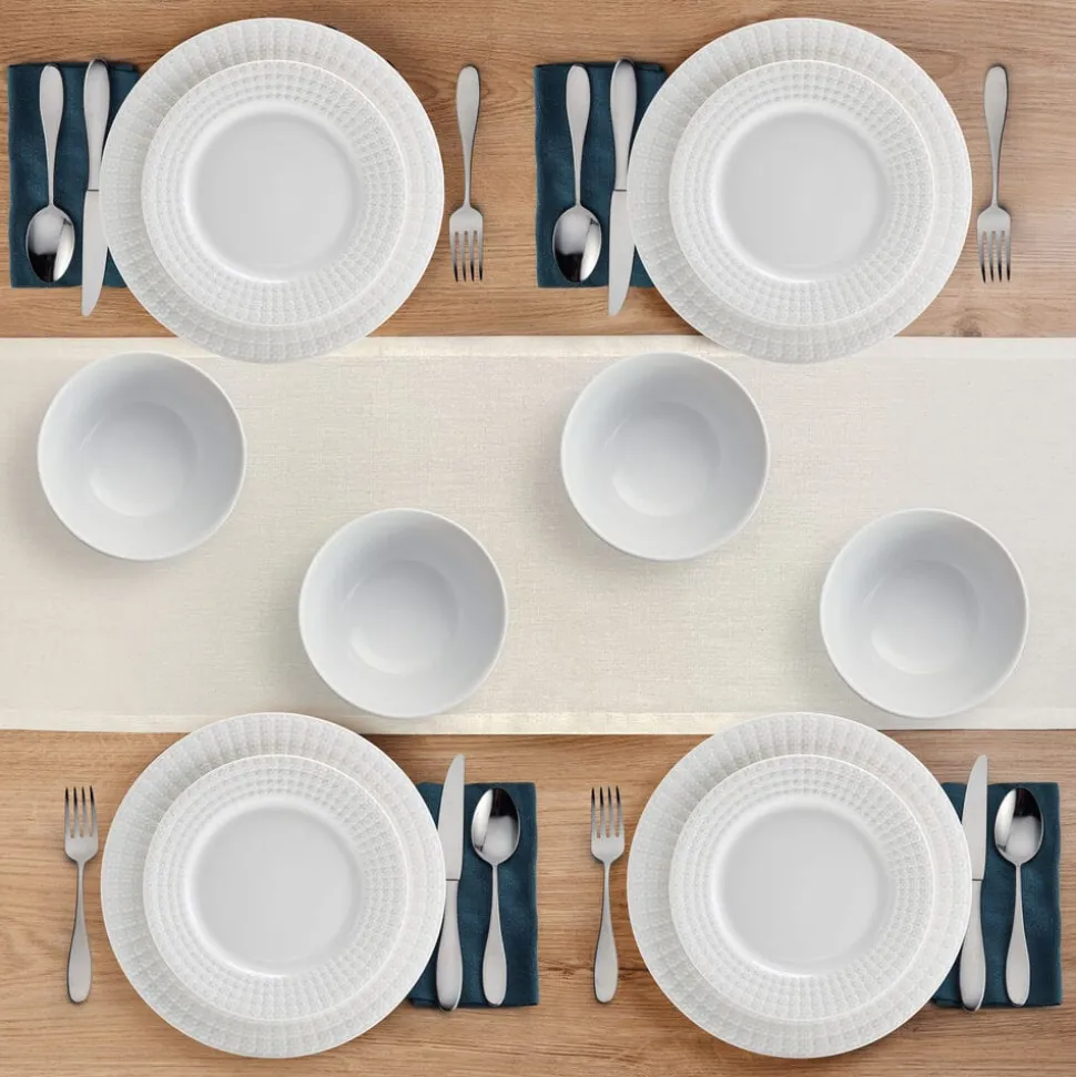 Lexi 12 Piece Dinnerware Set, Service for 4