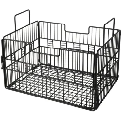 Madam Grid Stacking and Nesting Basket with Mango Wood Lid