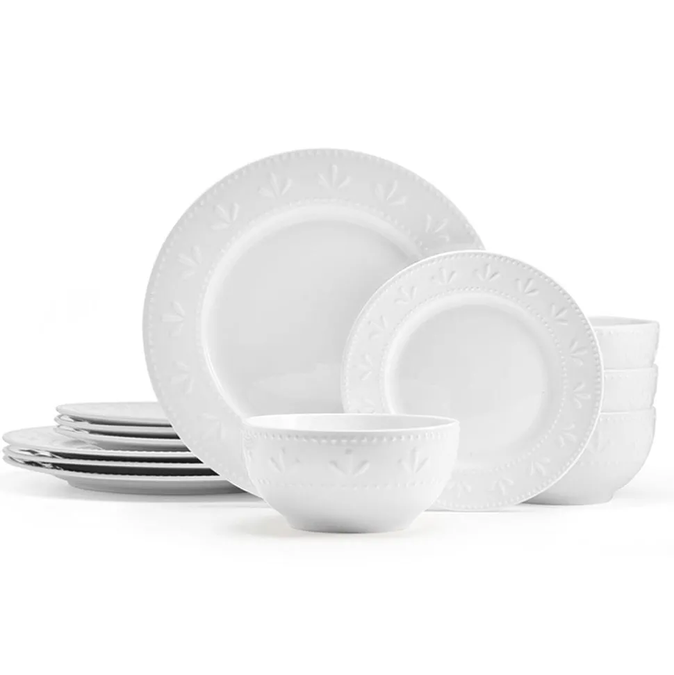 Maddy 12 Piece Dinnerware Set, Service for 4