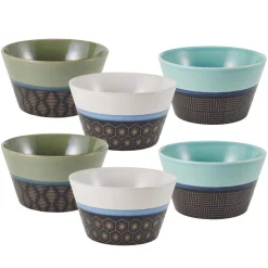 Marcus Conical Set of 6 Soup Cereal Bowls, Assorted
