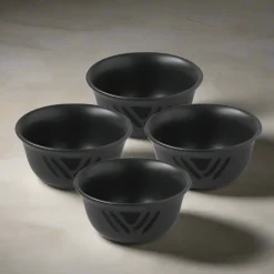 Midnight Sun® Set of 4 Deep Soup Cereal Bowls
