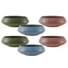 Modern Set of 6 Speckled Bowls, Assorted