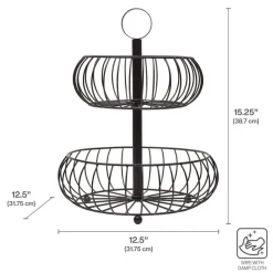 Monroe 2 Tier Fruit Storage Basket