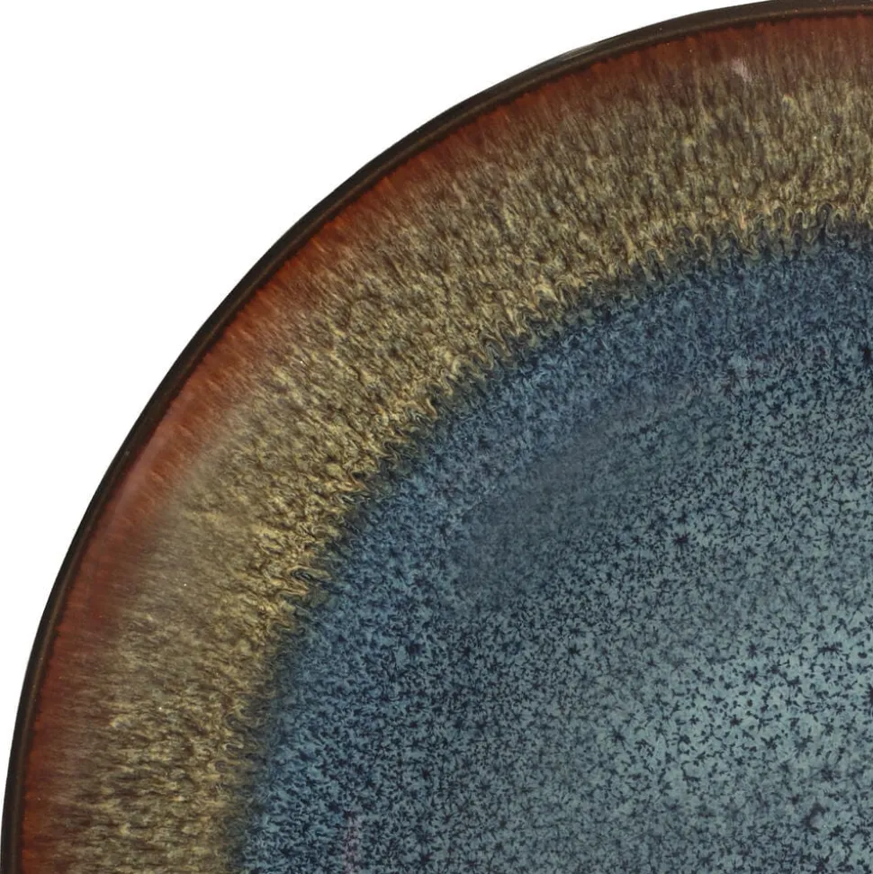 Monroe Blue 16 Piece Dinnerware Set, Service for 4