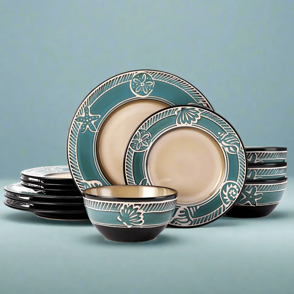 Montego 12 Piece Dinnerware Set, Service for 4