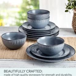 Mystic 12 Piece Dinnerware Set, Service for 4