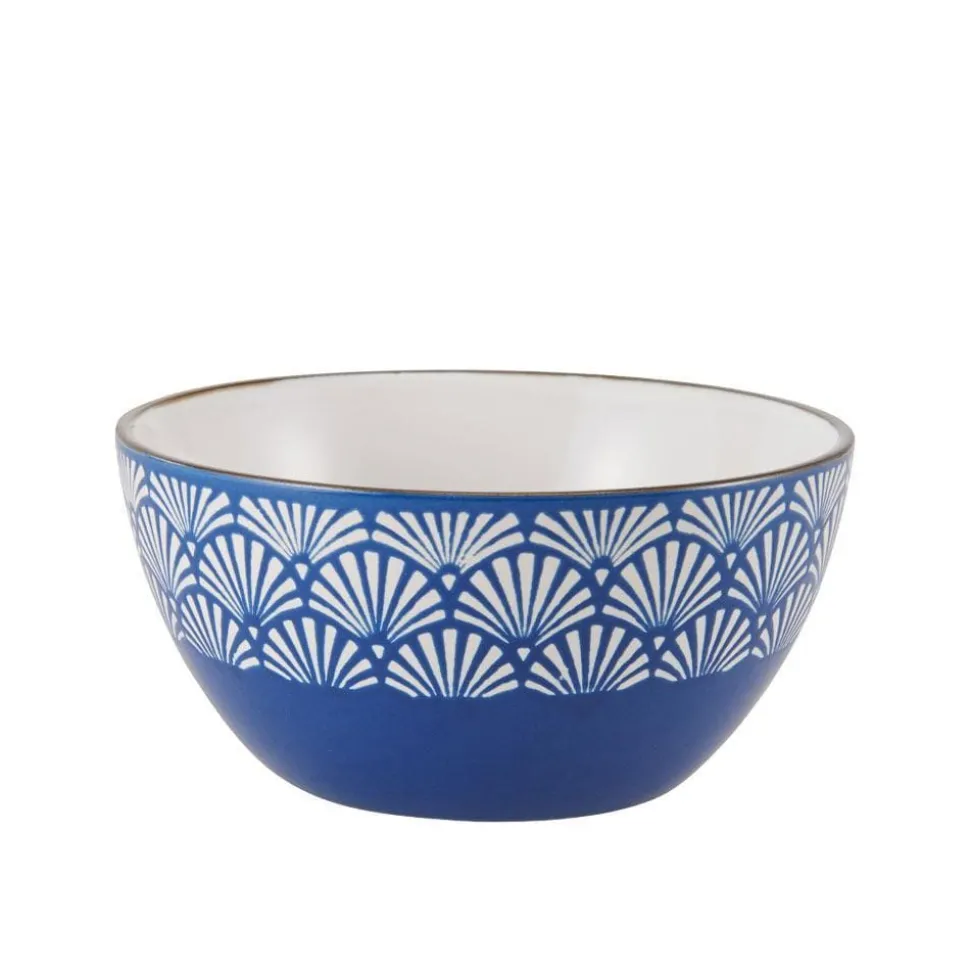 Navy Set of 6 Soup Cereal Bowls, Assorted