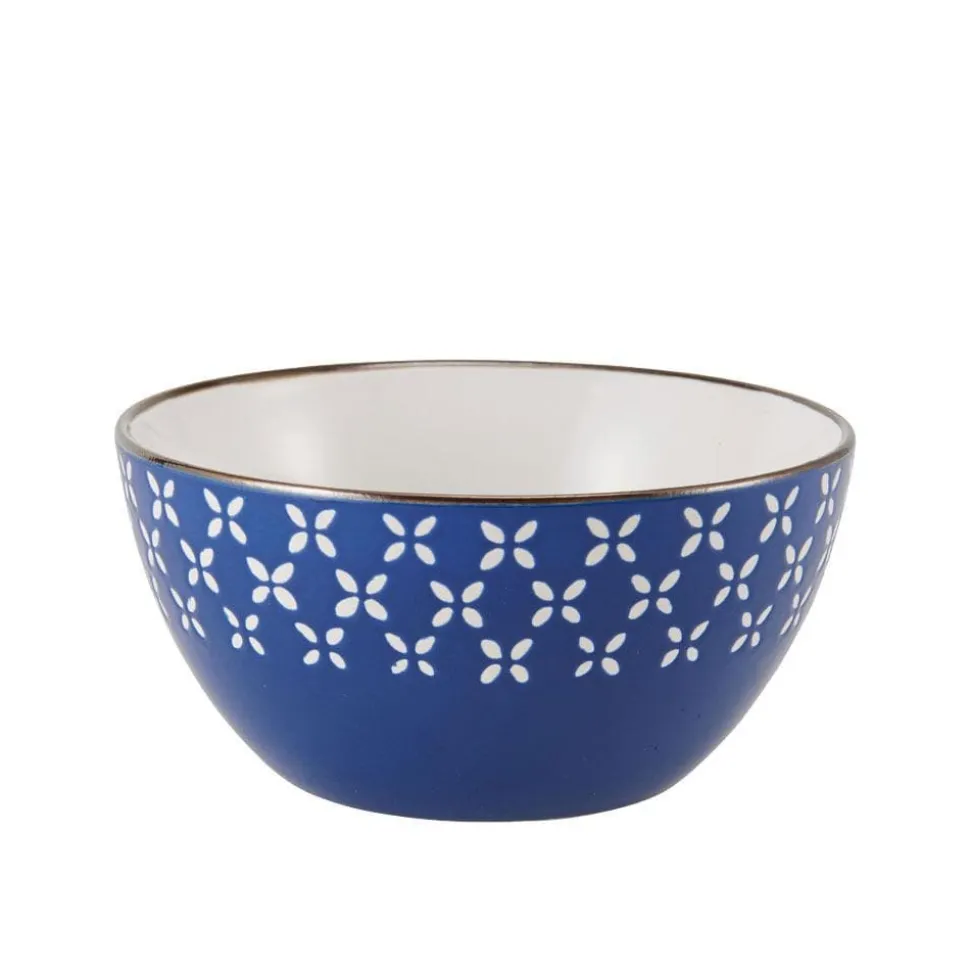 Navy Set of 6 Soup Cereal Bowls, Assorted