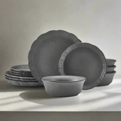 Noah 12 Piece Dinnerware Set, Service for 4