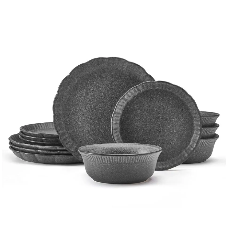 Noah 12 Piece Dinnerware Set, Service for 4