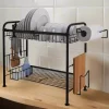 Over the Sink 2 Tier Organizer Dish Drying Rack, 31 Inch