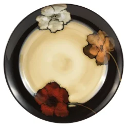 Painted Poppies 32 Piece Dinnerware Set, Service for 8