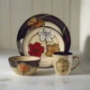 Painted Poppies 16 Piece Dinnerware Set, Service for 4