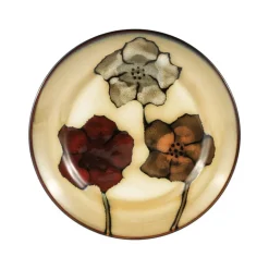 Painted Poppies 16 Piece Dinnerware Set, Service for 4