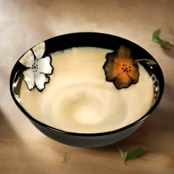 Painted Poppies Oversized Serving Bowl