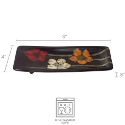 Painted Poppies Rectangular Spoon Rest