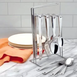 Piccadilly 24 Piece Flatware Set with Caddy, Service for 6