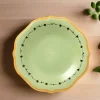 Pistoulet® Salad Plate with Yellow Band
