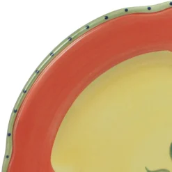 Pistoulet® Set of 4 Dinner Plates with Red Band
