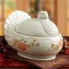 Plymouth Turkey Shaped Covered Serving Dish