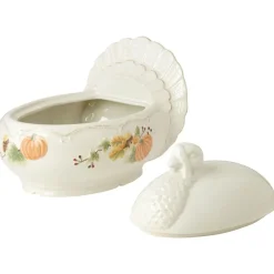 Plymouth Turkey Shaped Covered Serving Dish