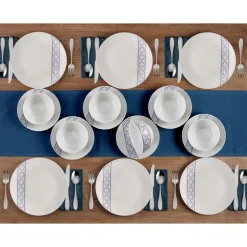 Preslie 18 Piece Dinnerware Set, Service for 6