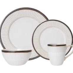 Promenade Column 16 Piece Dinnerware Set, Service for 4