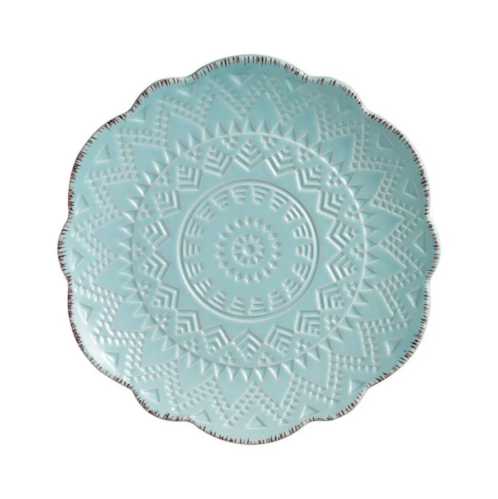 Remembrance Teal Dinnerware Set