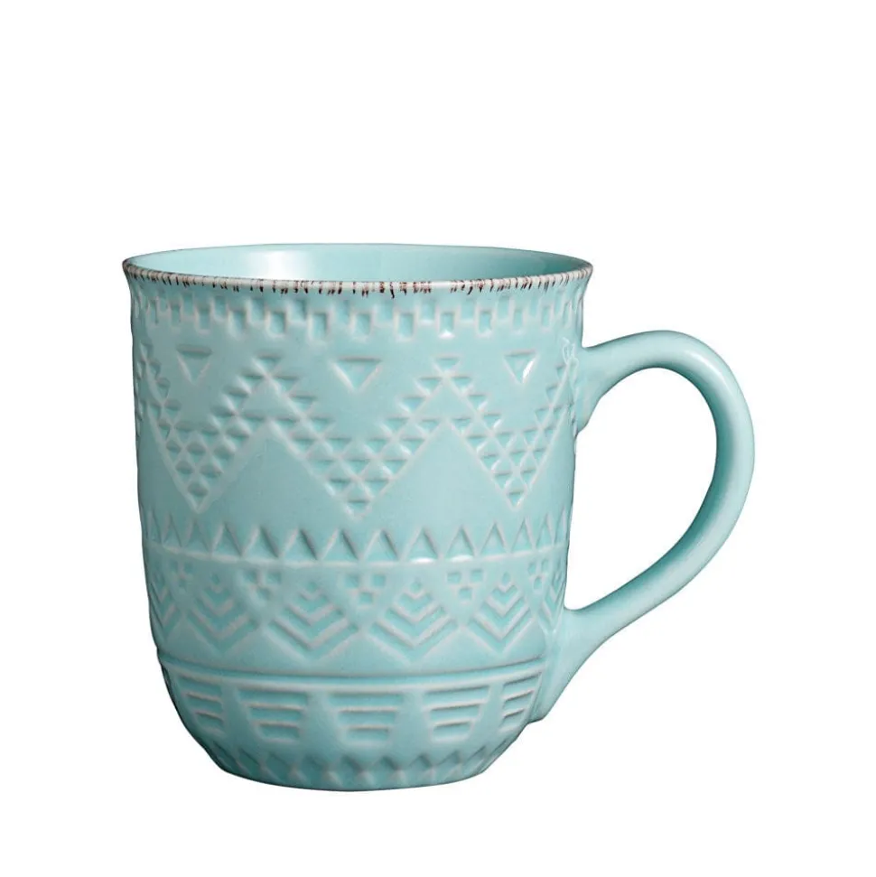 Remembrance Teal Set of 4 Mugs
