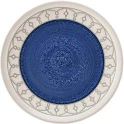 Remi Blue 16 Piece Dinnerware Set, Service for 4