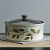 Rustic Leaves Covered Casserole