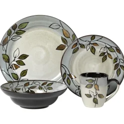 Rustic Leaves Dinnerware Set