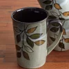 Rustic Leaves Latte Mug