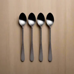 Sable Black Set of 4 Long Handled Spoons