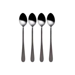 Sable Black Set of 4 Long Handled Spoons