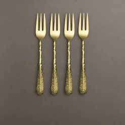 Sable Gold Set of 4 Appetizer Forks