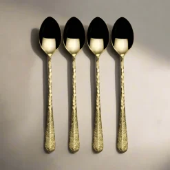 Sable Gold Set of 4 Long Handled Spoons
