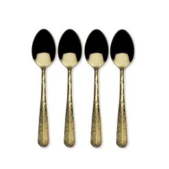 Sable Gold Set of 4 Mini Coffee Spoons