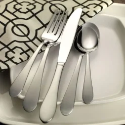 Salisbury Satin 20 Piece Flatware Set, Service for 4