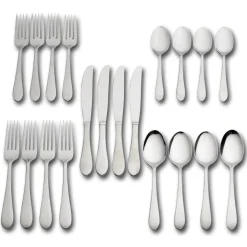 Salisbury Satin 20 Piece Flatware Set, Service for 4