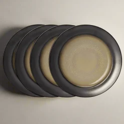 Sandstone Set of 4 Dinner Plates