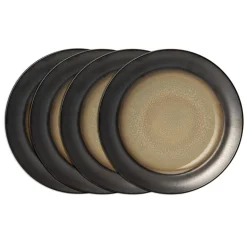 Sandstone Set of 4 Dinner Plates