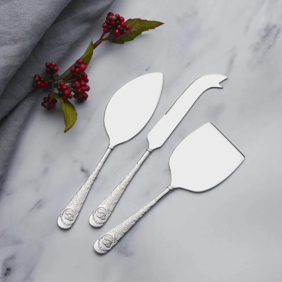 Santa 3 Piece Cheese Set