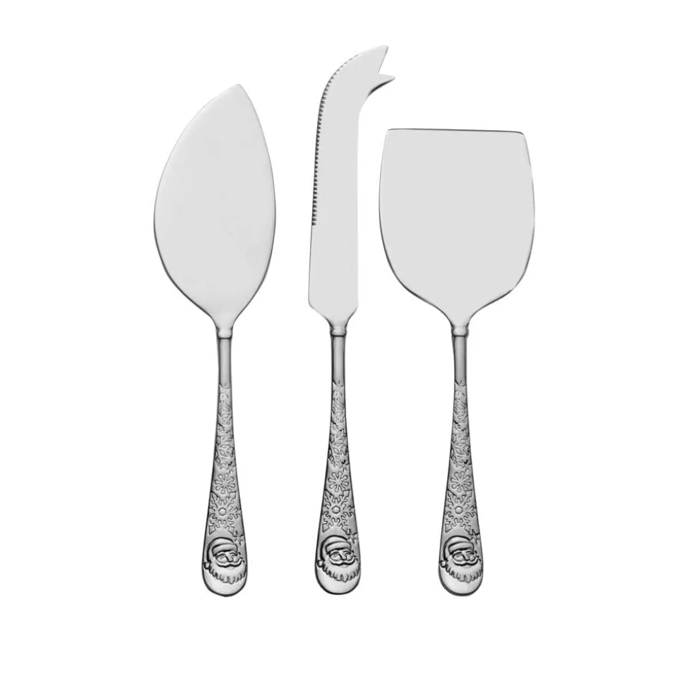 Santa 3 Piece Cheese Set