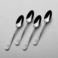 Santa Set of 4 Mini Coffee Spoons