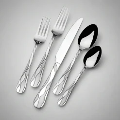 Santorini Frost 20 Piece Flatware Set, Service for 4