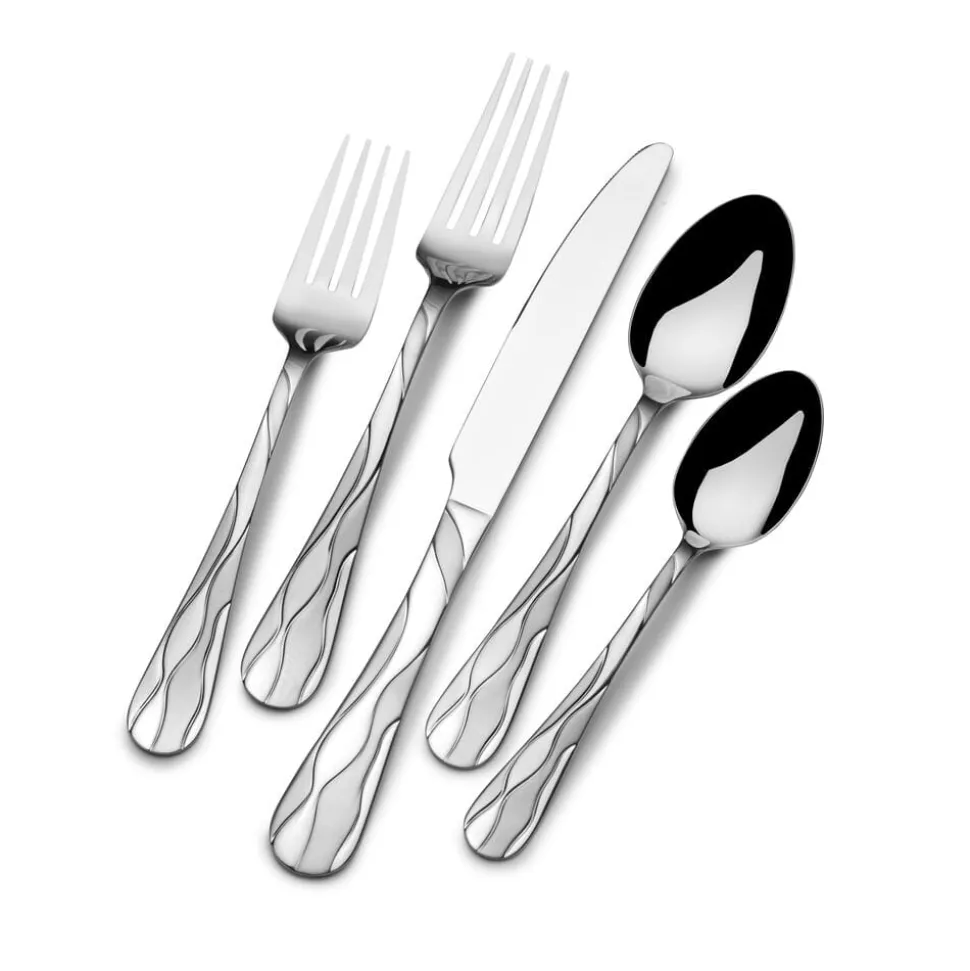 Santorini Frost 20 Piece Flatware Set, Service for 4